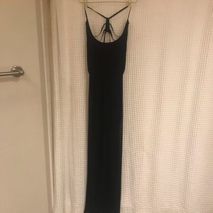 Stradivarius Black Maxi Dress Size Small